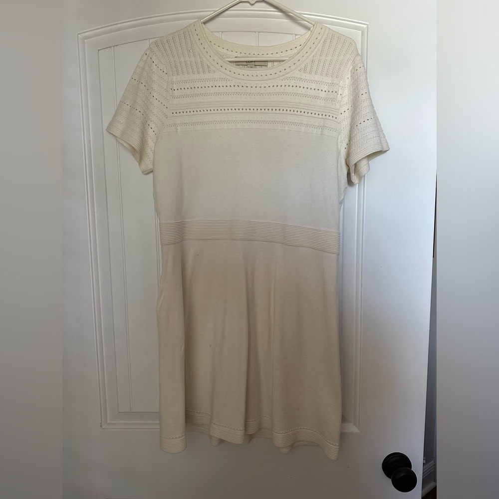 Loft Sweater Short Sleeve Dress
